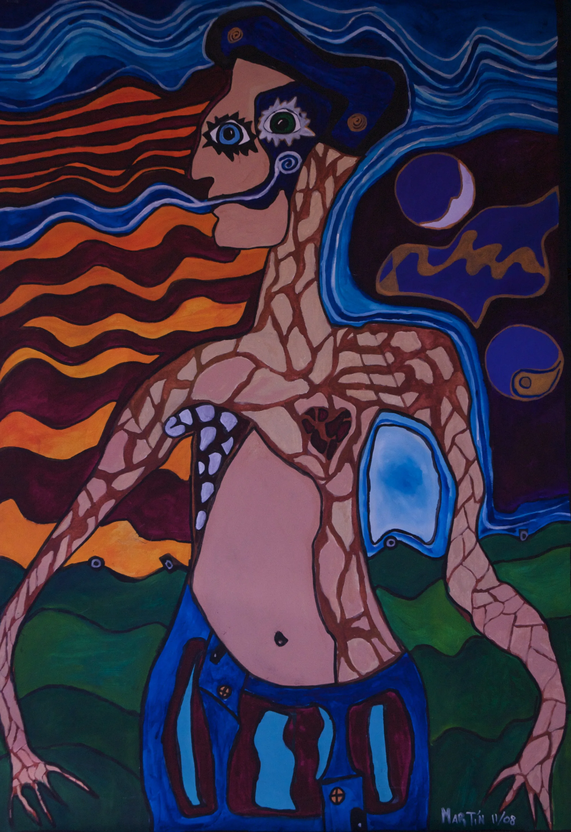 Obra de arte de la exposición de Cre Arte