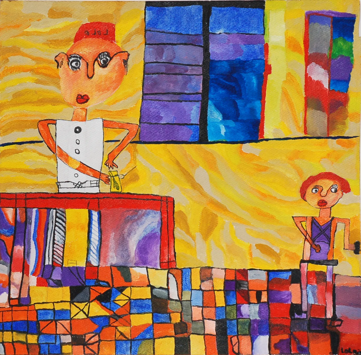 Participantes en el taller de cocina de Cre Arte