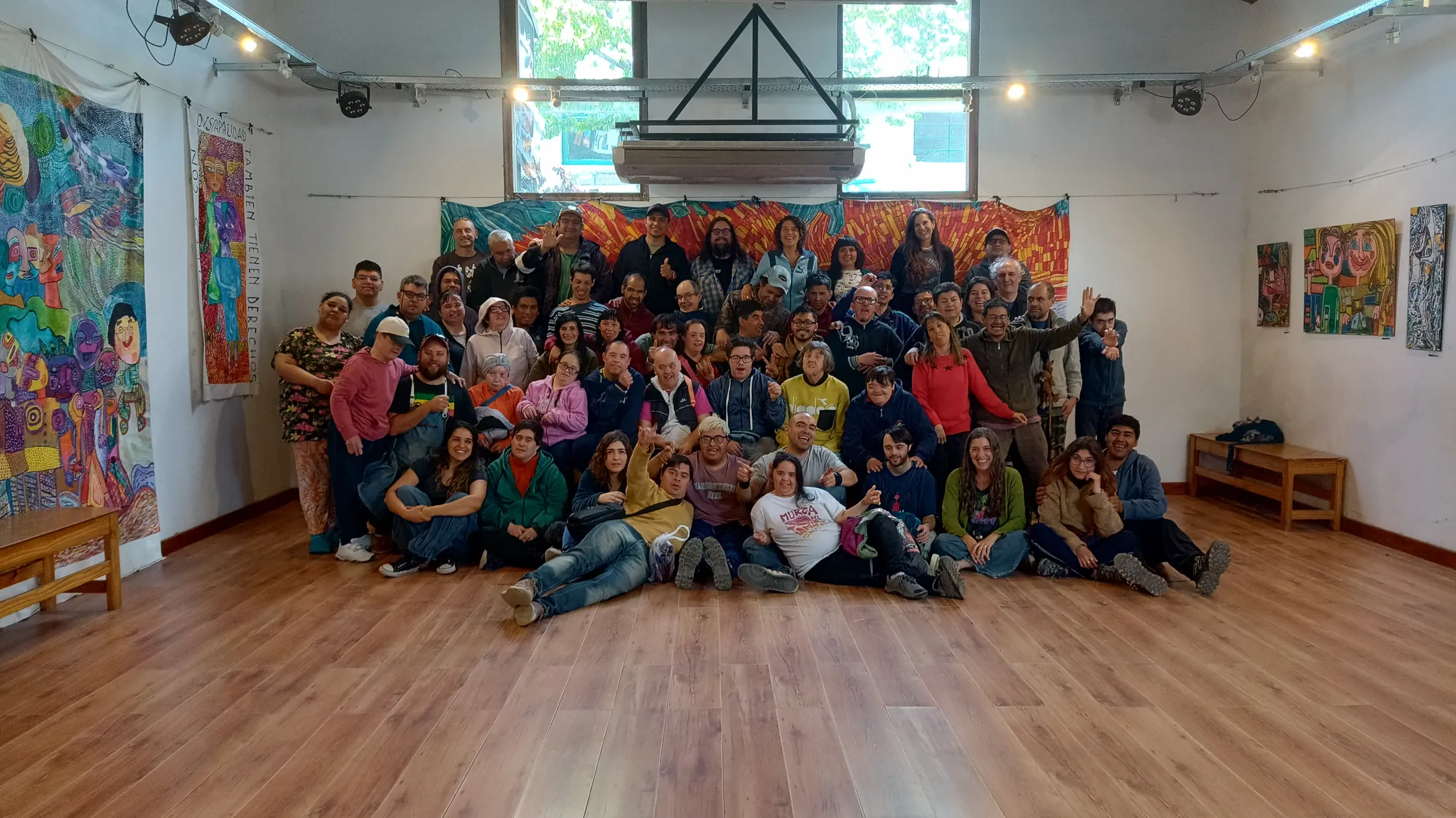 Actividades comunitarias de Cre-Arte en Jacobacci